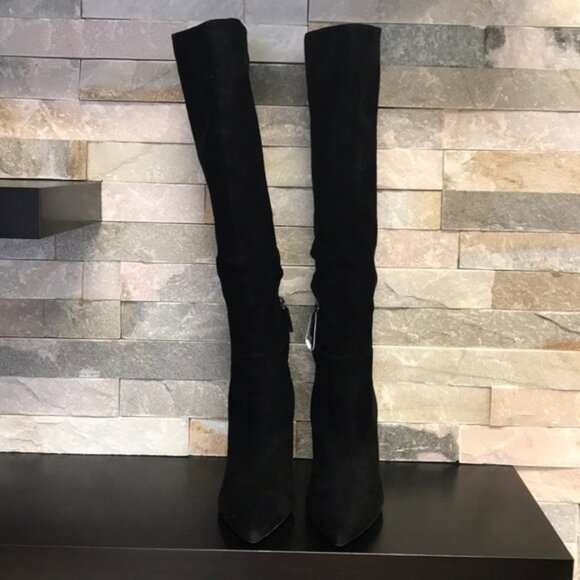 Geox Faviola Suede Knee High Boot - Picture 5 of 9